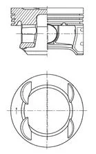 Pistão KOLBENSCHMIDT 41007600