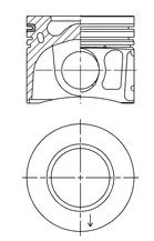 Pistão KOLBENSCHMIDT 41072600