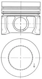 Piston KOLBENSCHMIDT 41095620