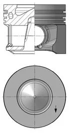 Pistão KOLBENSCHMIDT 41265600