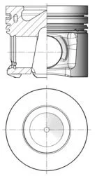 Pistão KOLBENSCHMIDT 41493620