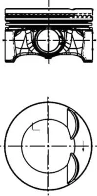 Piston KOLBENSCHMIDT 41501600