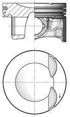 Pistão KOLBENSCHMIDT 41533600
