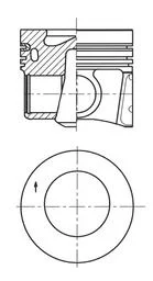 Pistão KOLBENSCHMIDT 41708600