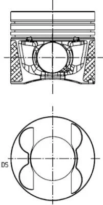 Piston KOLBENSCHMIDT 41713600