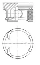 Pistão KOLBENSCHMIDT 41724600