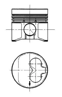 Piston KOLBENSCHMIDT 91429600