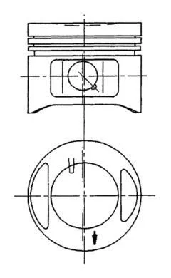 Piston KOLBENSCHMIDT 94910700