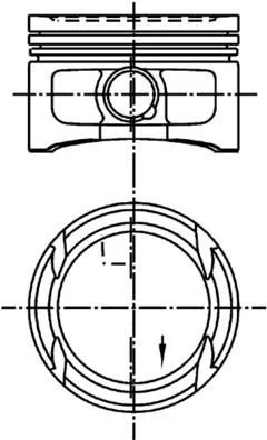 Pistão KOLBENSCHMIDT 99562600