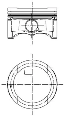 Piston KOLBENSCHMIDT 99792620