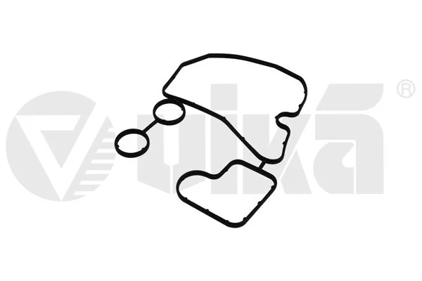 Gasket, oil filter housing vika 11171702801