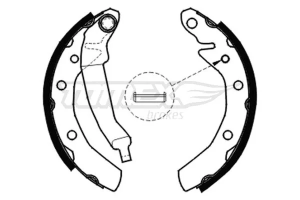 Conjunto de pastilhas de travão TOMEX Brakes TX 20-30