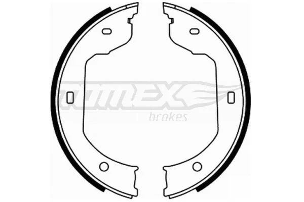 Brake Shoe Set TOMEX Brakes TX 21-90