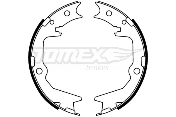 Brake Shoe Set TOMEX Brakes TX 22-39