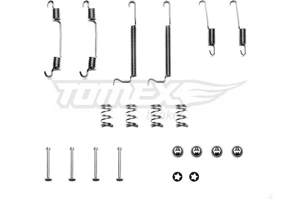 Kit de acessórios, sapatas de travão TOMEX Brakes TX 40-04