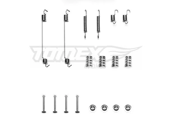 Kit de acessórios, sapatas de travão TOMEX Brakes TX 40-08