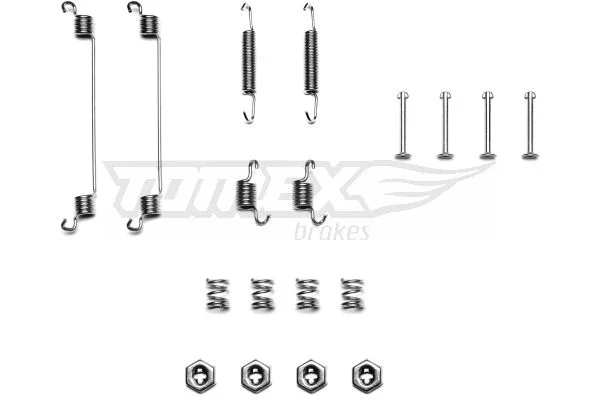 Kit de acessórios, sapatas de travão TOMEX Brakes TX 40-09