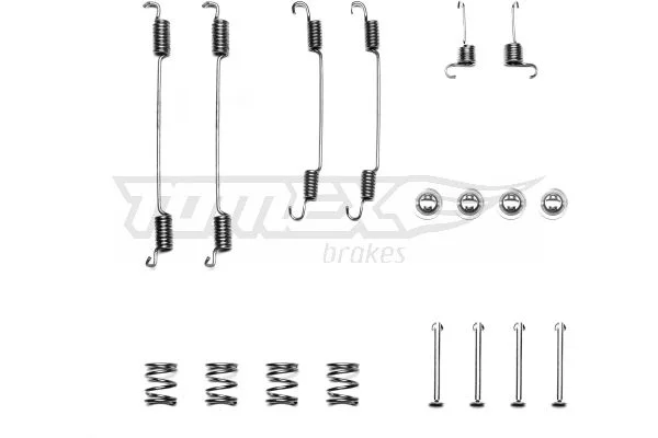 Kit de acessórios, sapatas de travão TOMEX Brakes TX 40-13
