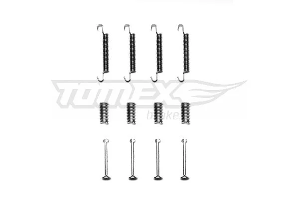 Kit de acessórios, sapatas de travão TOMEX Brakes TX 40-19