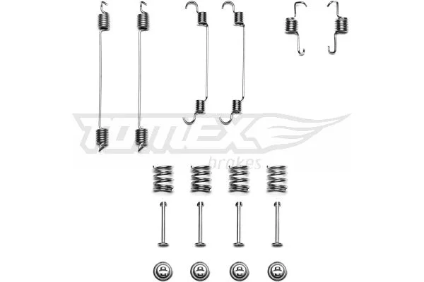Accessory Kit, brake shoes TOMEX Brakes TX 41-66