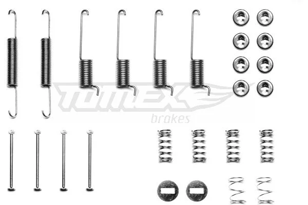 Kit de acessórios, sapatas de travão TOMEX Brakes TX 42-07