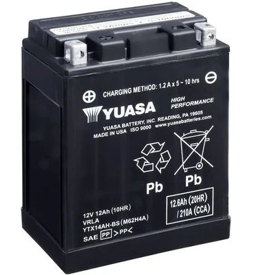 Bateria de Arranque YUASA YTX14AH-BS