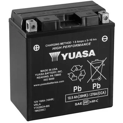 Starter Battery YUASA YTX20CH-BS