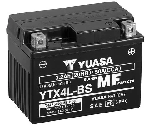 Bateria de Arranque YUASA YTX4L-BS(CP)