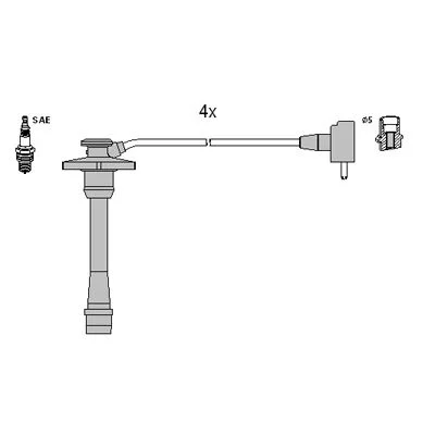 Ignition Cable Kit HITACHI 134132