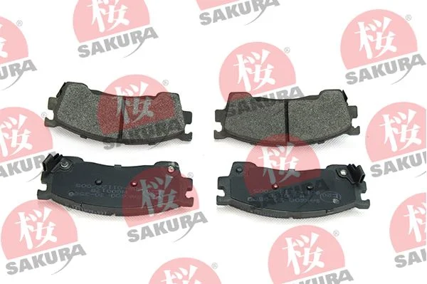 Stabdžių trinkelių rinkinys, diskinis stabdys SAKURA 600-30-3580