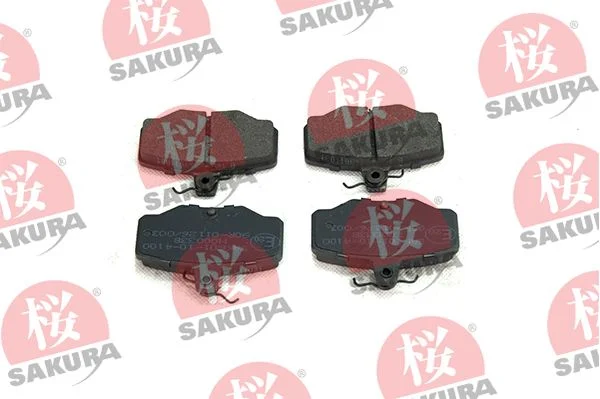Stabdžių trinkelių rinkinys, diskinis stabdys SAKURA 601-10-4100