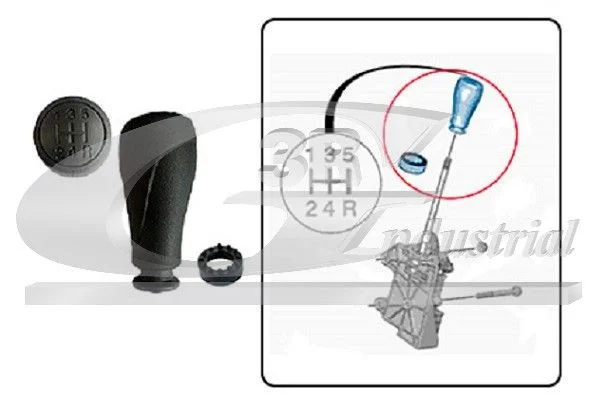 Gear Lever Knob 3RG 25258