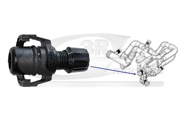 Tampão de vedação, flange do líquido de refrigeração 3RG 65201