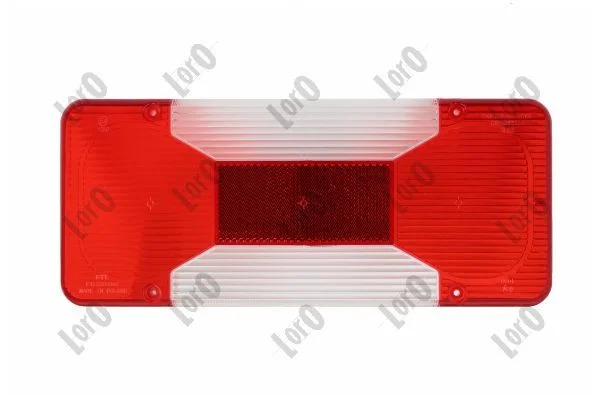 Lens, tail light assembly ABAKUS 022-03-880