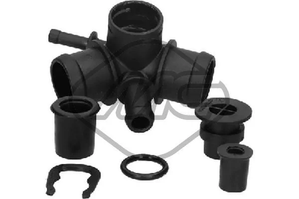 Flange do líquido de arrefecimento Metalcaucho 03604