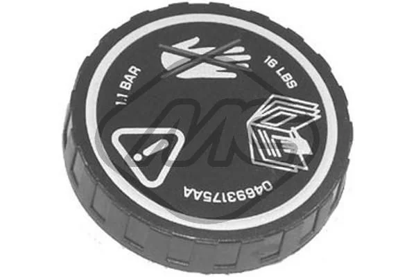Tampa, tanque de refrigeração Metalcaucho 03767