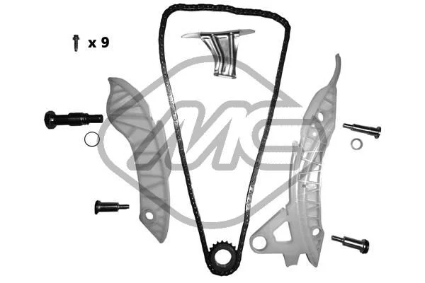 Kit de corrente de distribuição Metalcaucho 06179