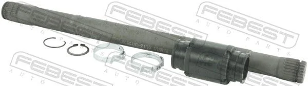 Drive Shaft FEBEST 0112-CDT220RH