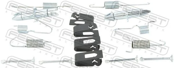 Kit de acessórios, sapatas do travão de estacionamento FEBEST 0204-F15ER-KIT