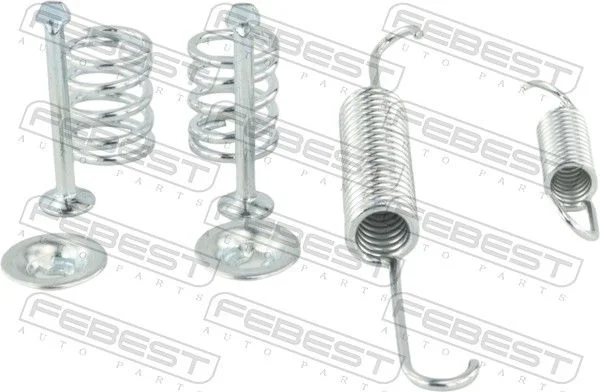 Kit de acessórios, sapatas do travão de estacionamento FEBEST 1004-K2UCR-KIT