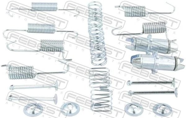 Kit de acessórios, sapatas do travão de estacionamento FEBEST 1204-TUC4WDR-KIT
