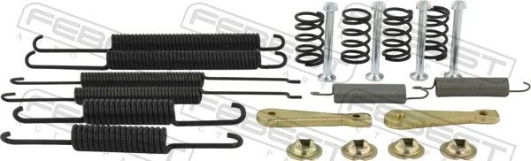 Kit de acessórios, sapatas do travão de estacionamento FEBEST 2304-1JR-KIT