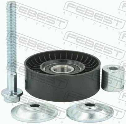 Deflection/Guide Pulley, V-ribbed belt FEBEST 2388-CFNA
