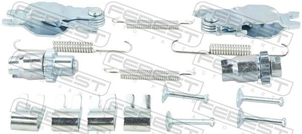 Kit de acessórios, sapatas do travão de estacionamento FEBEST 2904-FLIIR-KIT