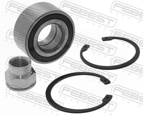 Kit de rolamentos de roda FEBEST DAC35720033M-KIT