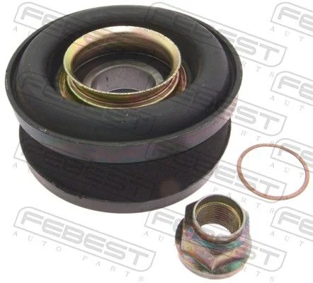 Bearing, propshaft centre bearing FEBEST NCB-001