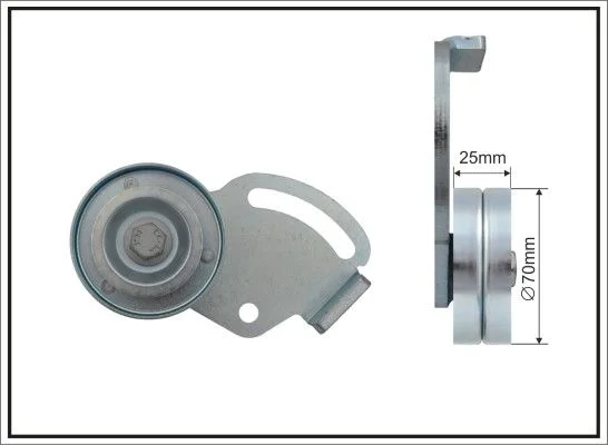 Belt Tensioner, V-ribbed belt CAFFARO 132-00