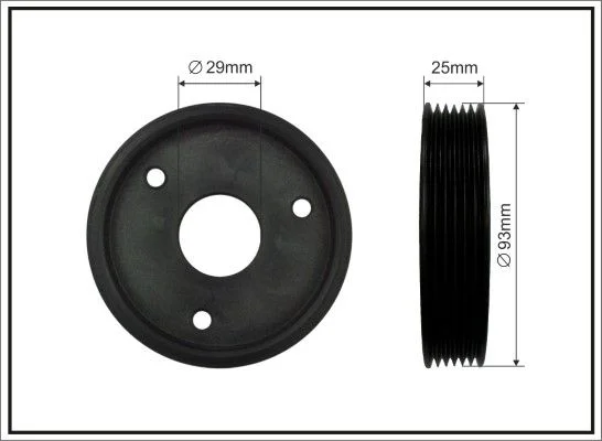 Belt Pulley, power steering pump CAFFARO 400-00