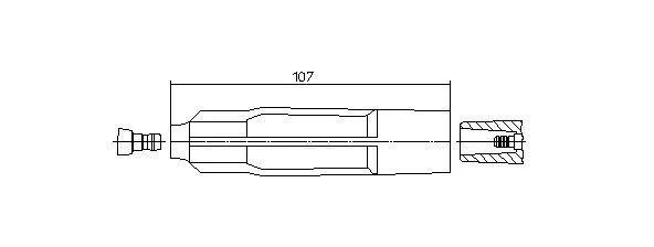 Plug, spark plug BREMI 13343/2