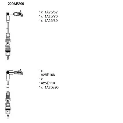 Ignition Cable Kit BREMI 229AB200